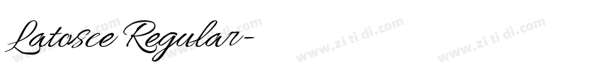 Latosce Regular字体转换 Latosce Regular字体转换